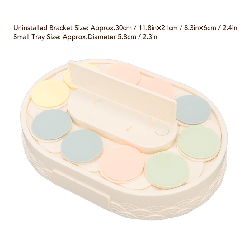 Automatic Rotating Dessert & Sushi Display Stand, Mini Swing Tray