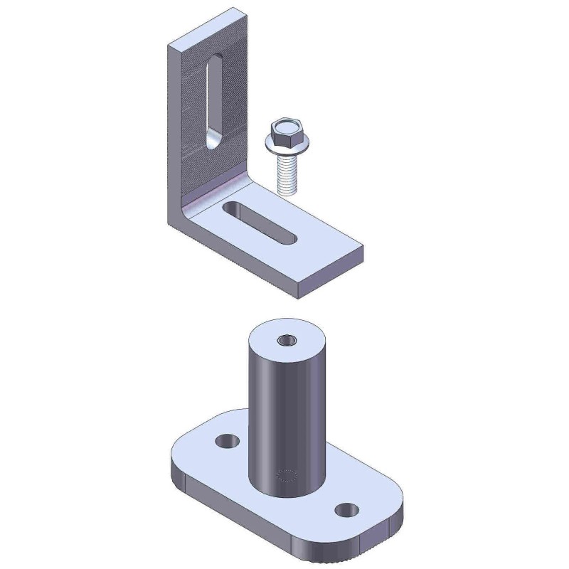 Magerack 4" & 6" Standoff Optional L Bracket for Solar