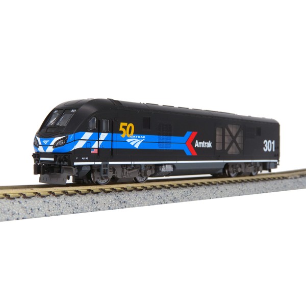 Kato USA, Inc. ALC-42 Charger Amtrak® Day One #301 with 50th Anniversary Logo