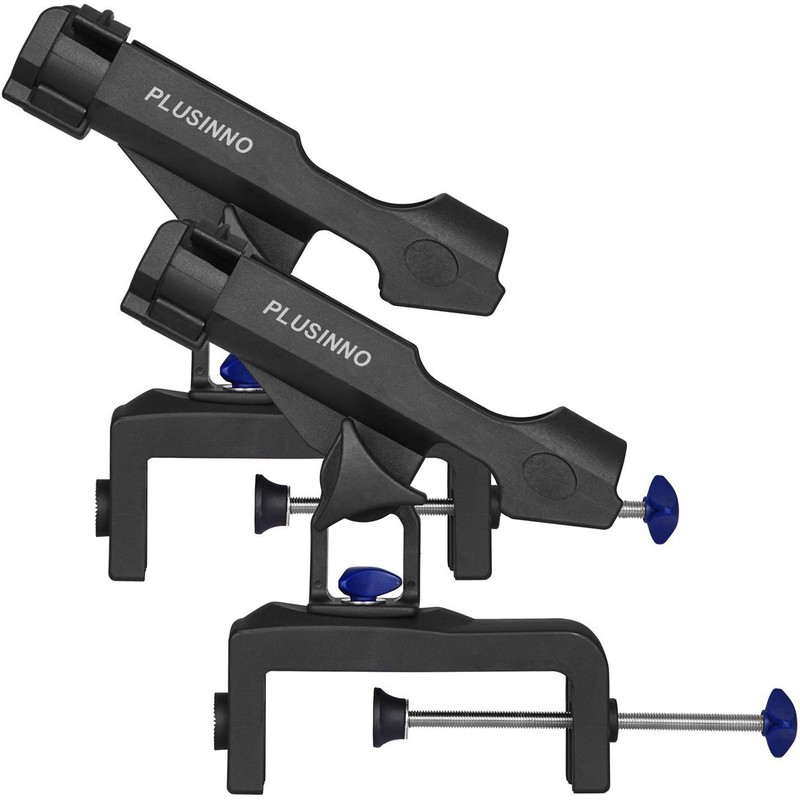 PLUSINNO Fishing Boat Rods Holder with Large Clamp Opening 360
