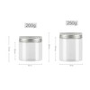 TIANZD Pack of 6 Small 250 ml Transparent Plastic Empty