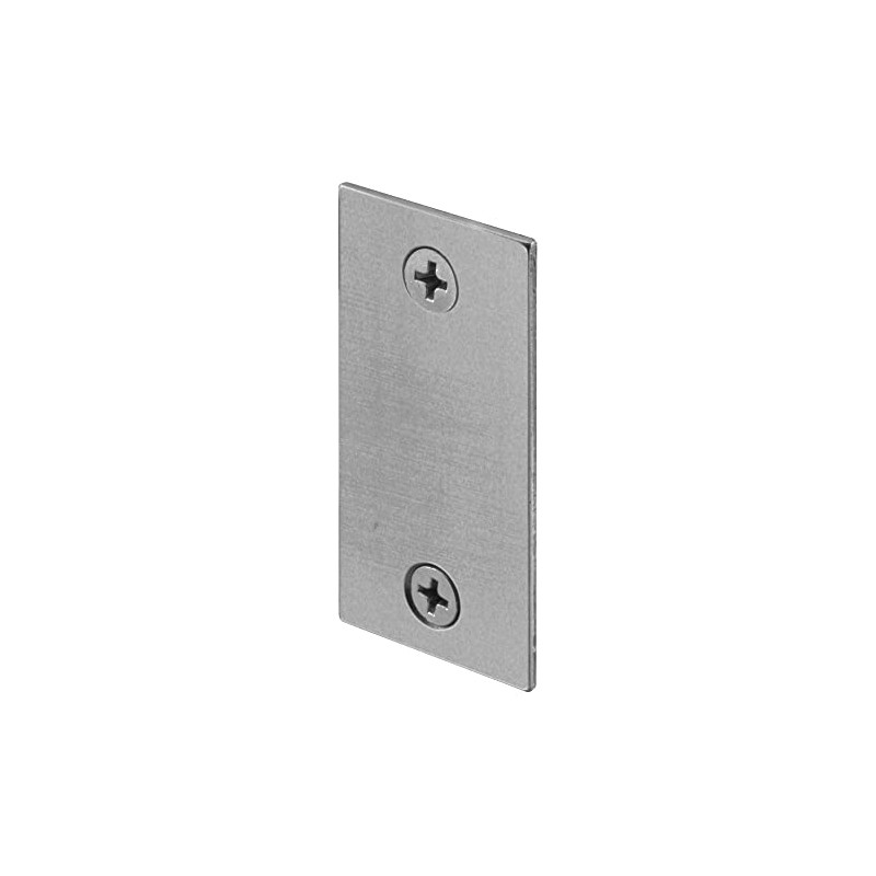Prime-Line U 9521 Steel Door Edge Hole Filler Plate, 1-1/8