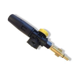 M&M Smartek Foam Cannon Adjustable Foam Lance Foam Nozzle Pressure Washer Injector Soap Dispenser Car Wash Compatible with Kärcher Nilfisk Lavor B&D Bosch Kränzle 0.7L (#3 Black & Decker)