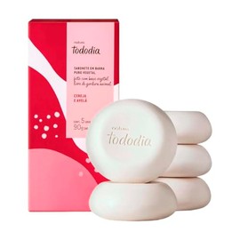 Natura Tododia Jabones De Barra Cereza y Avellana 90 g