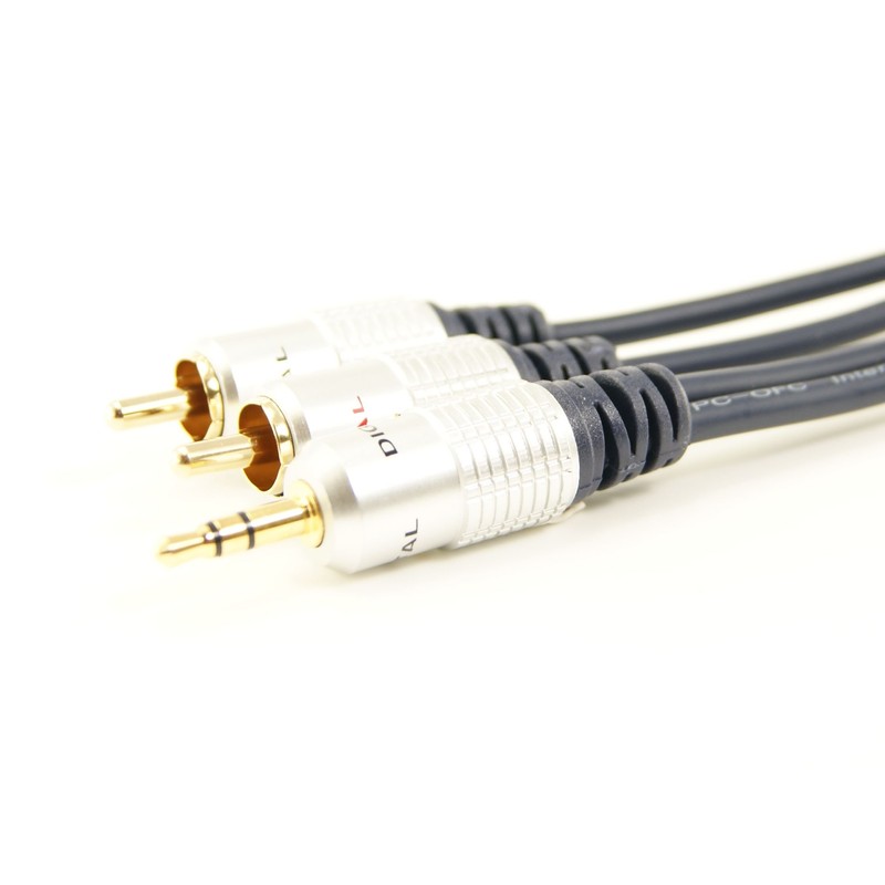 Ex-Pro® - ProAV OFC Gold - Metal Audio Stereo Cable