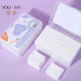 Yousha Thin Non-Woven Cotton Pads, 1000 Count, Boxed Disposable Makeup Remover Pads 1000 Pieces - Yv061 10ea