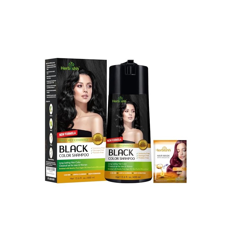 Herbishh Champú de color para cabello - Champú y acondicionador