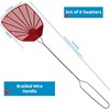 W4W, Bug & Fly Swatter Braided Metal Handle 6 Pack