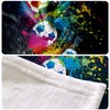Football Motif Cuddly Blanket, Warm and Fluffy Children's Football Blankets,