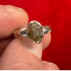 Natural Creations Sterling silver ring size 6 Moldavite