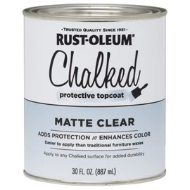 Rust-Oleum 287722 Ultra Interior Chalked Paint 30 oz, 30 Fl Oz (Pack of 1), Clear Matte