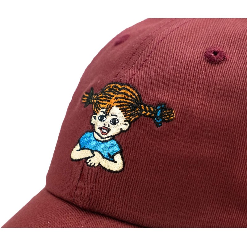Bavarian Caps Children's Pippi Longstocking Cap, Burgundy, One Size, burgundy