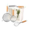 Dr. Oetker 4617 Retro Sieve with Wooden Handle, 10 x