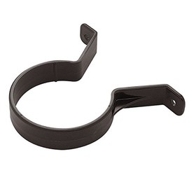 Rainwater Pipe Accessories - Round Pipe Clips Pack of 5 - Black