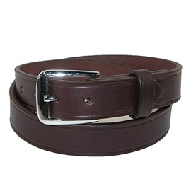 Boston Leather Men's Leather 1 1/4 inch Sports Officials Belt, 44, Brown