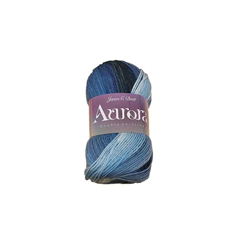 Aurora DK 20% Wool Rainbow Knitting Crochet Yarn (03)