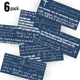 Bible Verse UV DTF | UV DTF Decals | Religious Tumbler | Waterproof Sticker | Tumbler Decals | Custom Water Bottle | Bible Verse Decal (White)