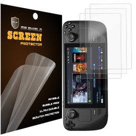 Mr.Shield Screen Protector For Steam Deck/Steam Deck OLED 2021 & 2022 & 2023 Premium Clear [3-Pack] Screen Protector (PET Material)