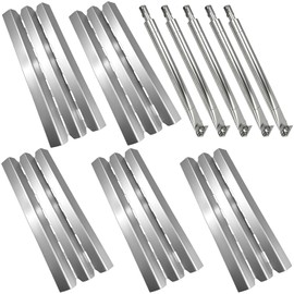 Nayuepu Grill Replacement Parts for Broil King Baron 590, 9235-24, 9235-27, Baron 440, 9221-64, 9221-67, Baron 420, 9221-54, Baron 490, Baron 320, 9211-54, Heat Plate & Burner for Broil King 9235-24