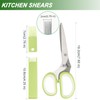 Herb Scissors, Multipurpose 5 Blade Kitchen Herb Shears Cutter with