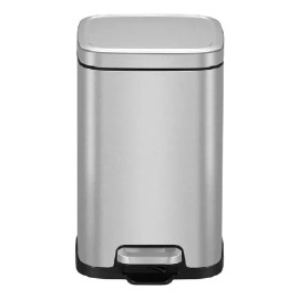 EKO SENSIBLE ECO LIVING 2 Bote De Basura Acero Inoxidable Apertura Con Pedal 12 Ltrs