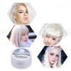 [White] Temporary Hair Wax Gel Mud Rambut Pewarna Lilin Sementara