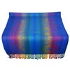 GFM® Silky Feel Peacock Rainbow Pashmina Style Scarf (EXC)(88)(PCK3-CRTNL).