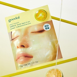 goodal Green Tangerine Vita-C Dark Spot Care Gel Mask Sheet 1ea - goodal Green Tangerine Vita-C Dark Spot Care Gel Mask Sheet 1ea