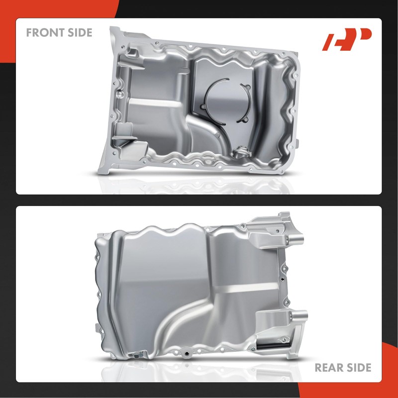 A-Premium Engine Oil Pan Sump with Drain Plug Compatible with