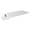 LQ Industrial 1 Pair Silver Wall Mounted Galvanised Iron Bracket