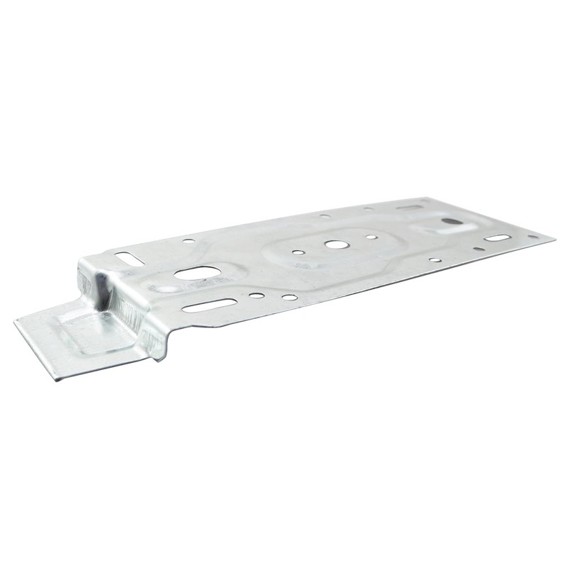 LQ Industrial 1 Pair Silver Wall Mounted Galvanised Iron Bracket