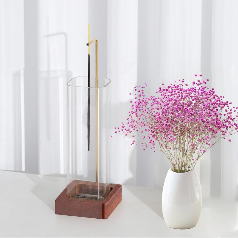 SHGarden Incense Holder for Sticks Wood Incense Burner with Removable