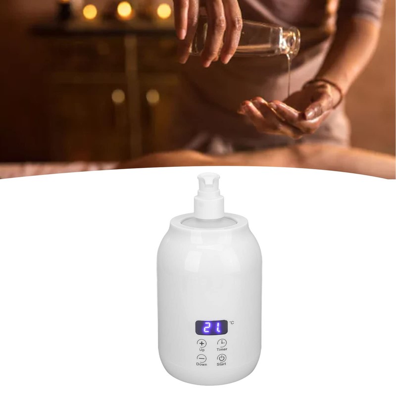 Massage Oil Bottle Warmer, Prevent Broken Touch Control, Single Bottle