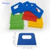 Lependor Plastic Scrapers Kit, 16Pcs Paint Scraper Tool for Arts