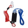 FUNOMOCYA Trailer Breakaway Switch 4ft Coiled Cable Electric Brake Controller