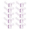 30Pcs Wire Binder Clips 2in Wide Hollow Out Strong Metal