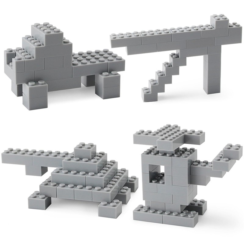 Feleph Classic bricks set, 320 pieces, mixed 1 x 1,