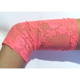 Design For Your Life PICC line Cover Sleeves Lace (hot Pink, Medium)