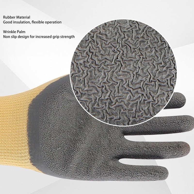 [Jeffergarden] Electrical Protective Gloves, Insulated Gloves, Rubber Work Gloves, Impact