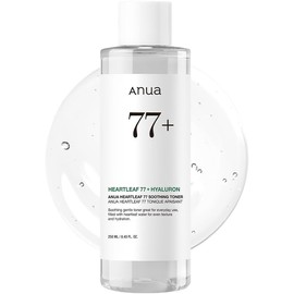 ANUA Houttuynia Cordata 77 Soothing Toner, 250ml, Moisturizing Wipe-Off Toner for Sensitive and Oily Skin. Heartleaf Toner. Skincare. Korean Toner.