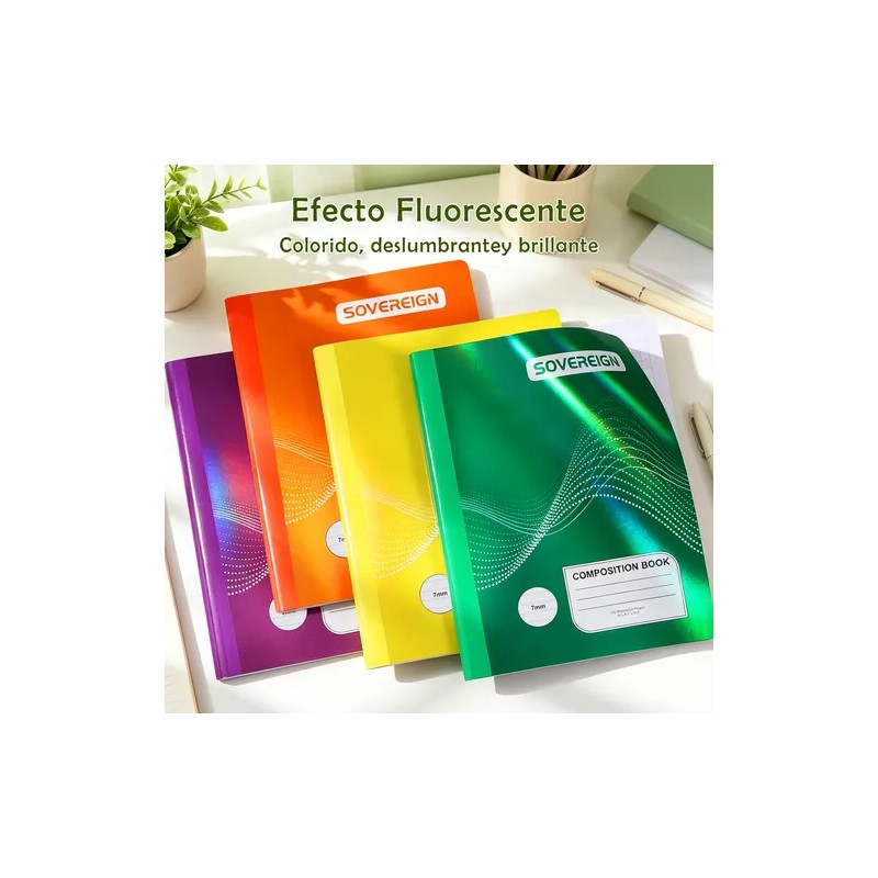 Libreta College Profesional Cuadernos Cosido 100 Hojas -8pz