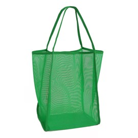 KDSSYFT Mesh Beach Tote Bag, Mesh Bag, Quick Drying, Lightweight, Sand Toys, Foldable, Toy Storage Bag, Washable, For Travel, Swimming, Spa, Beach, Pool