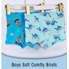 Boboking Boys' Cotton Boxer Brief Soft Dinosaur Truck Toddler Kids