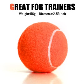 MRYCZ FYRHD 40 Pack Tennis Balls, Ideal for Training, Practice, Dogs, Recreation with Mesh Bag, Good for Beginners