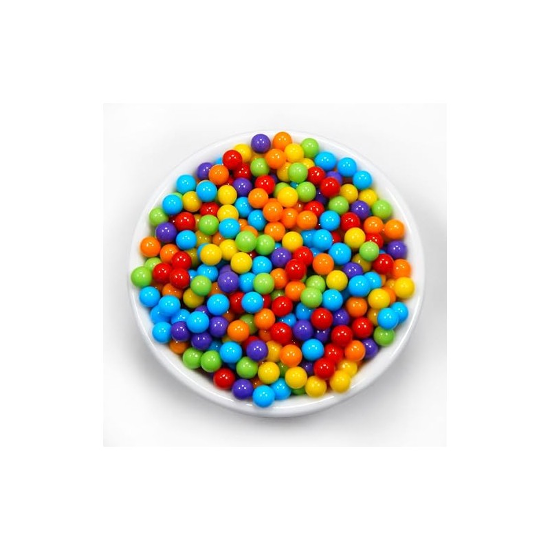 Rainbow Jawbreakers - 1/4" - 1 Pound (16 Ounce) -