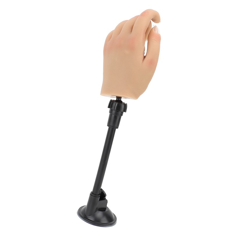 Nail Training Practice Hand Professional Bendable Silicone Female Mannequin Hand