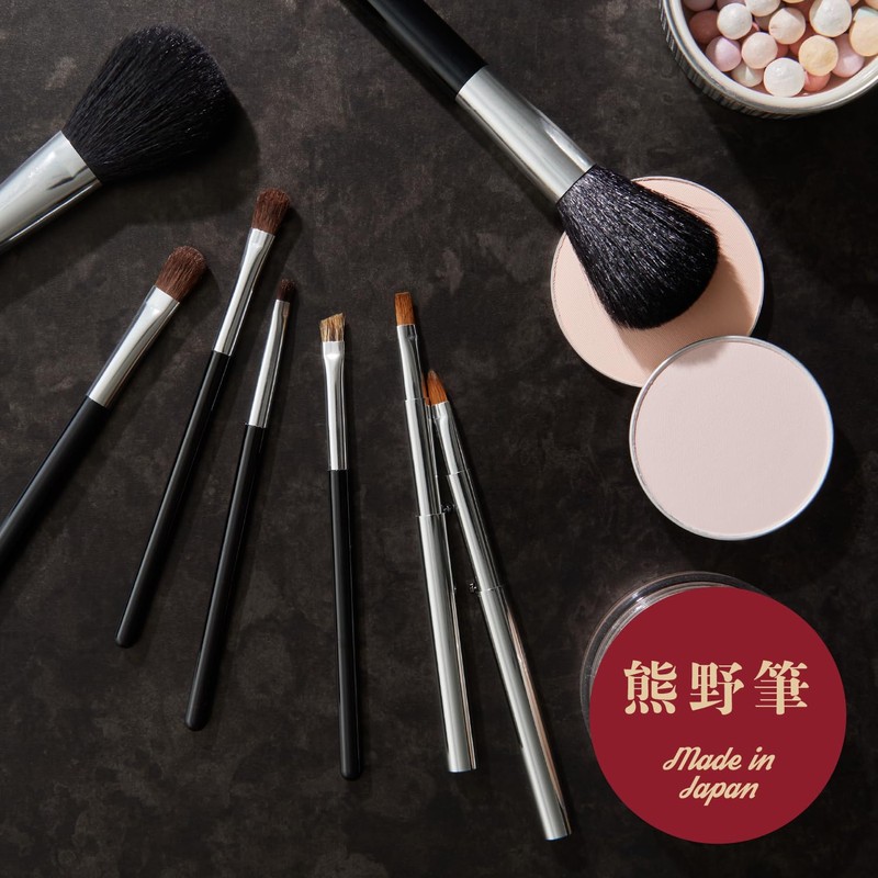 Kai Corporation HC3754 Makeup Brush, Cosmetic, Eyebrow Brush, Kumano Brush