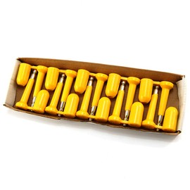 10 Pcs High Security Bolt Seals ISO and C-TPAT Certified Container Door Locks Numbered Nut Bolt-Tags for Truck Trailer Cargo Door(Yellow)