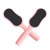 Housoutil 2pcs Double-sided Callus Remover Foot File Handle Ergonomic Pedicure