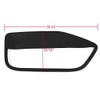 GRAND ORANGE Door Panel Insert Cards Compatible with Ford Mustang